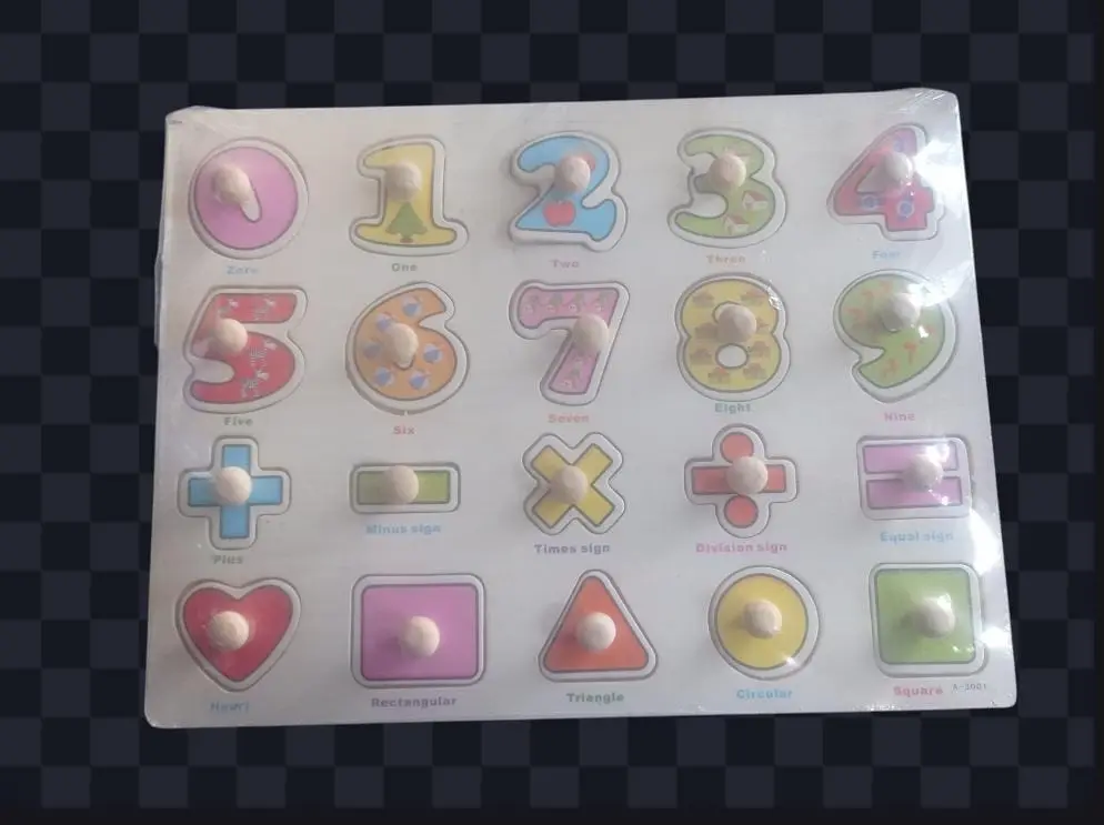 JUGUETE ROMPECABEZA INFANTIL DE NUMEROS