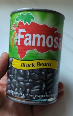 HABICHUELAS NEGRAS LA FAMOSA 15 OZ