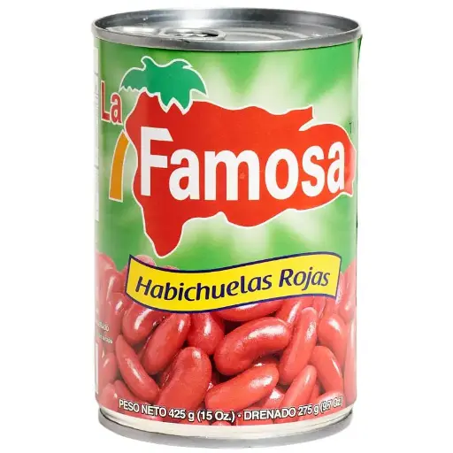 HABICHUELAS ROJAS LA FAMOSA 15 OZ
