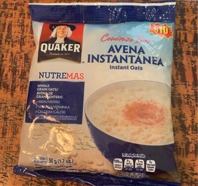 AVENA ENTERA QUAKER SOBRE 50 G