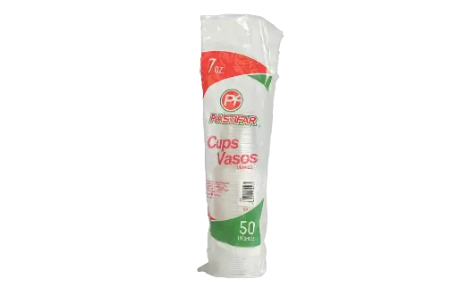 VASO PLASTICO PLASTIFAR 7 OZ UD