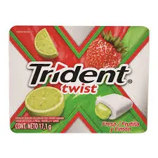 CHICLE TRIDENT SPLASH FRESA/LIMON UD