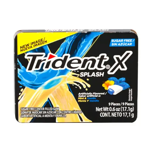 CHICLE TRIDENT  SPLASH VAINILLA