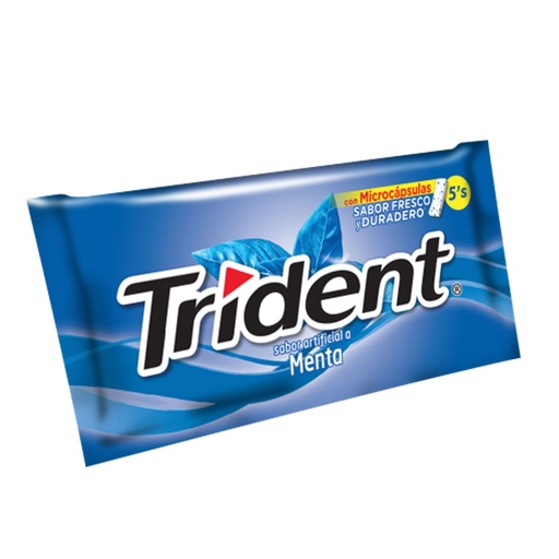 CHICLE TRINDENT MENTA AZUL PEQ