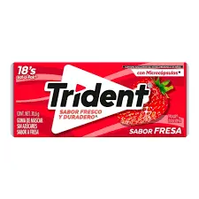 CHICLE TRINDENT FRESA  PEQ