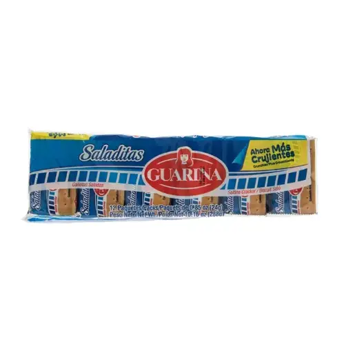 GALLETAS SALADAS GUARINA  24 G 12 UDS