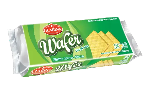 GALLETA  WAFER DE LIMON GUARINA 12 UDS