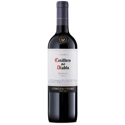 VINO CASILLERO DEL DIABLO MERLOT 750 ML