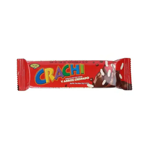 CRACKI CHOCOLATE CON LECHE Y ARROZ CRISPADO 35 G
