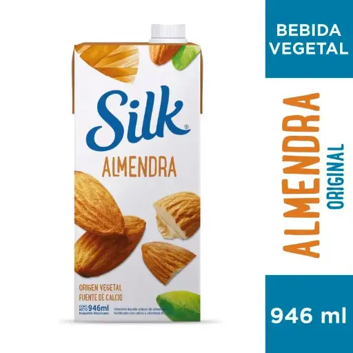 LECHE ALMENDRA SILK 946 ML