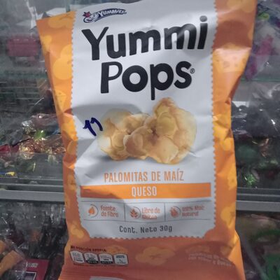 PALOMITAS YUMMI POPS QUESO 30 G